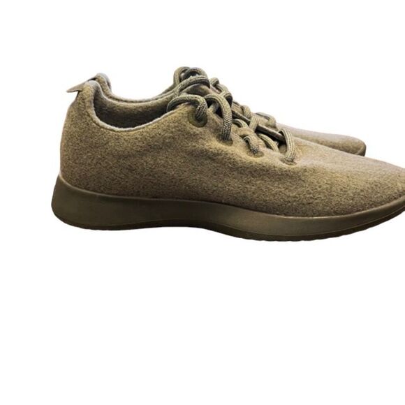Allbirds Wool Runners Ladies Dark Sage Green Laced Size 9 - Picture 2 of 10
